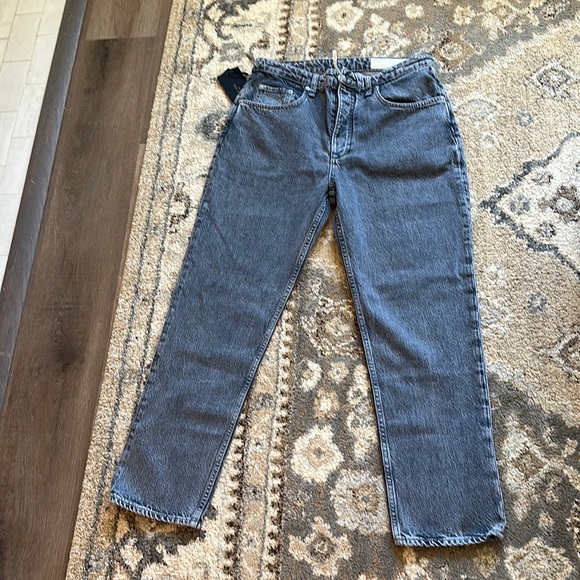 Rag&Bone Nina High Rise Straight Ankle Cigarette Jeans Size 30,Fits like a 27 28 - Picture 2 of 6